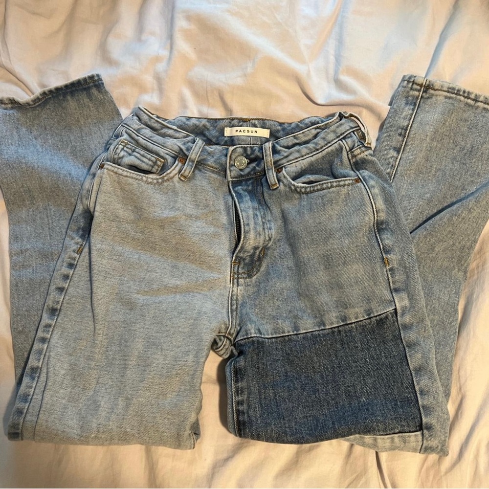 Pacsun patchwork jeans. Size 22. Like new